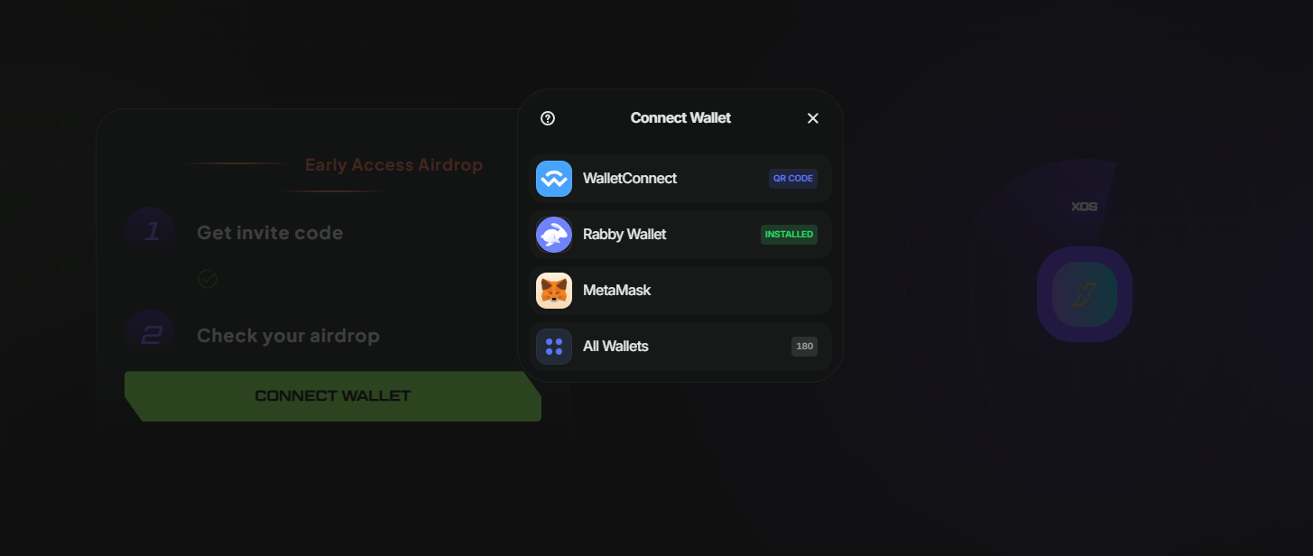 نحوی اتصال کیف پول رمز ارز به ایردراپ XOS